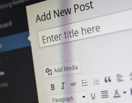wordpress blog upload